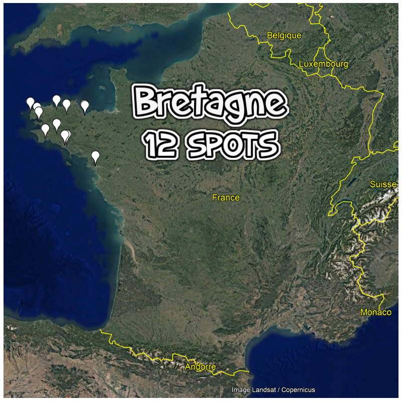 Bretagne (12 spots)