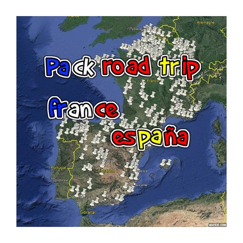 Pack Road Trip France + Espagne
