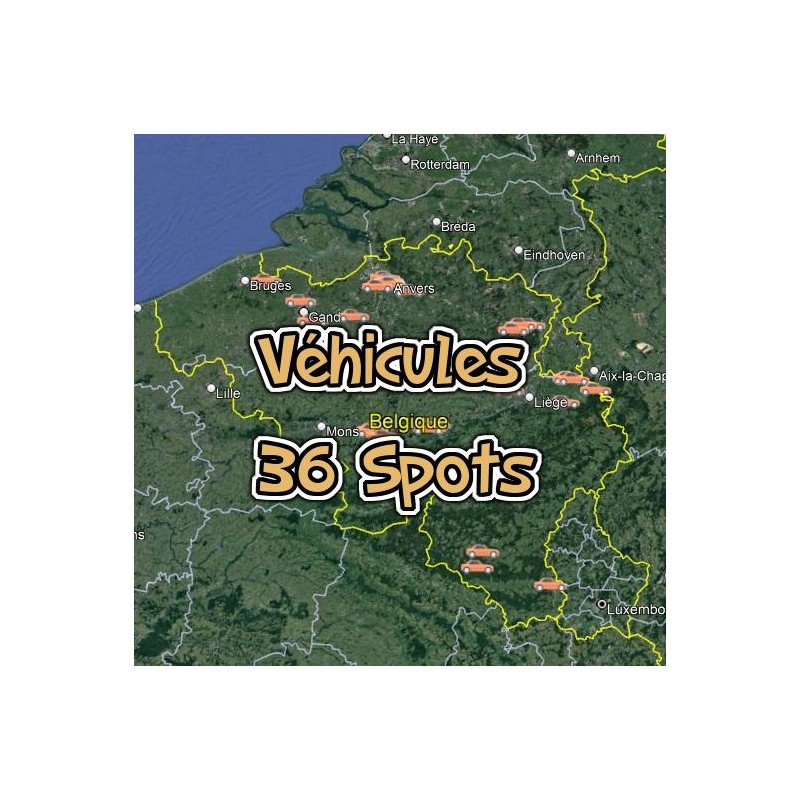 Véhicules (36 Spots)